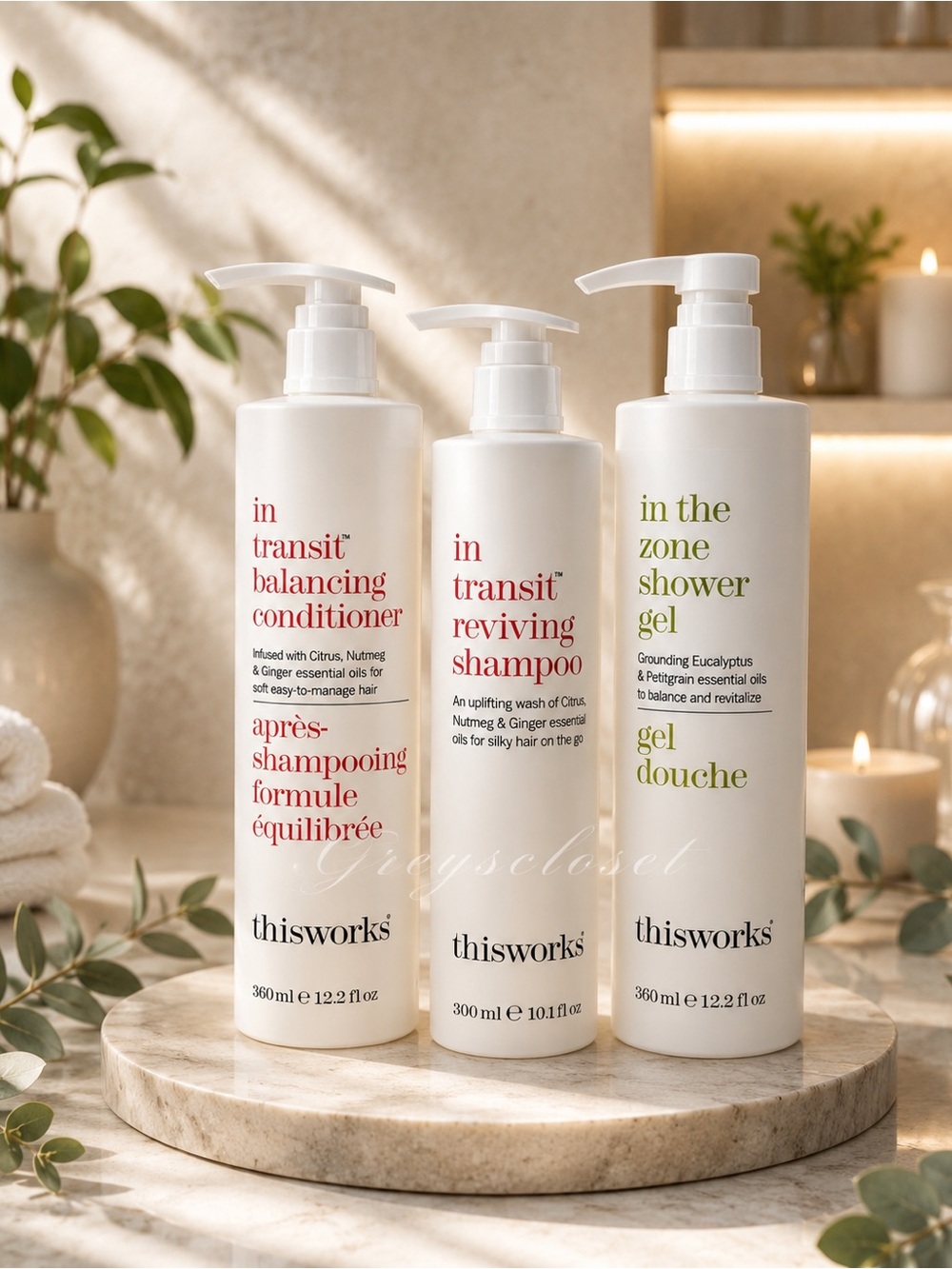THIS WORKS LUXURY HAIR & BODY SET | Shampoo • Conditioner • Shower Gel ✨